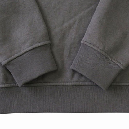 Hermes Sweatshirt Trainers Top Long Sleeve Lambskin Leather Patch Pocket S Khaki
