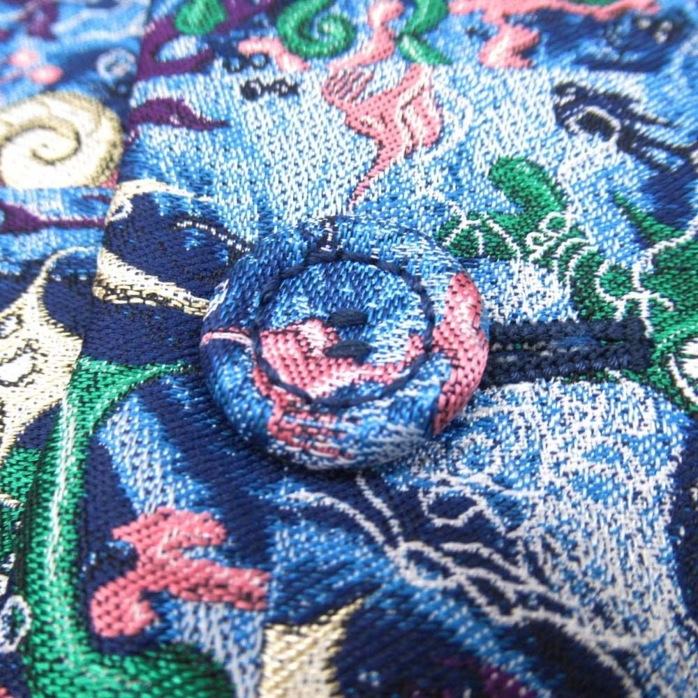 Dior Homme Kenny Shaaf Art Jacquard Color Coat Jacket 48 Navy