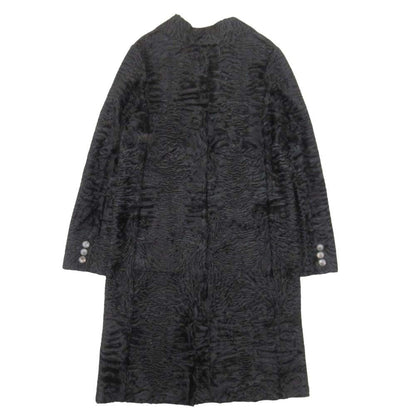Dior Karakuru Lambskin Star Coat Fur Jacket 34 Black