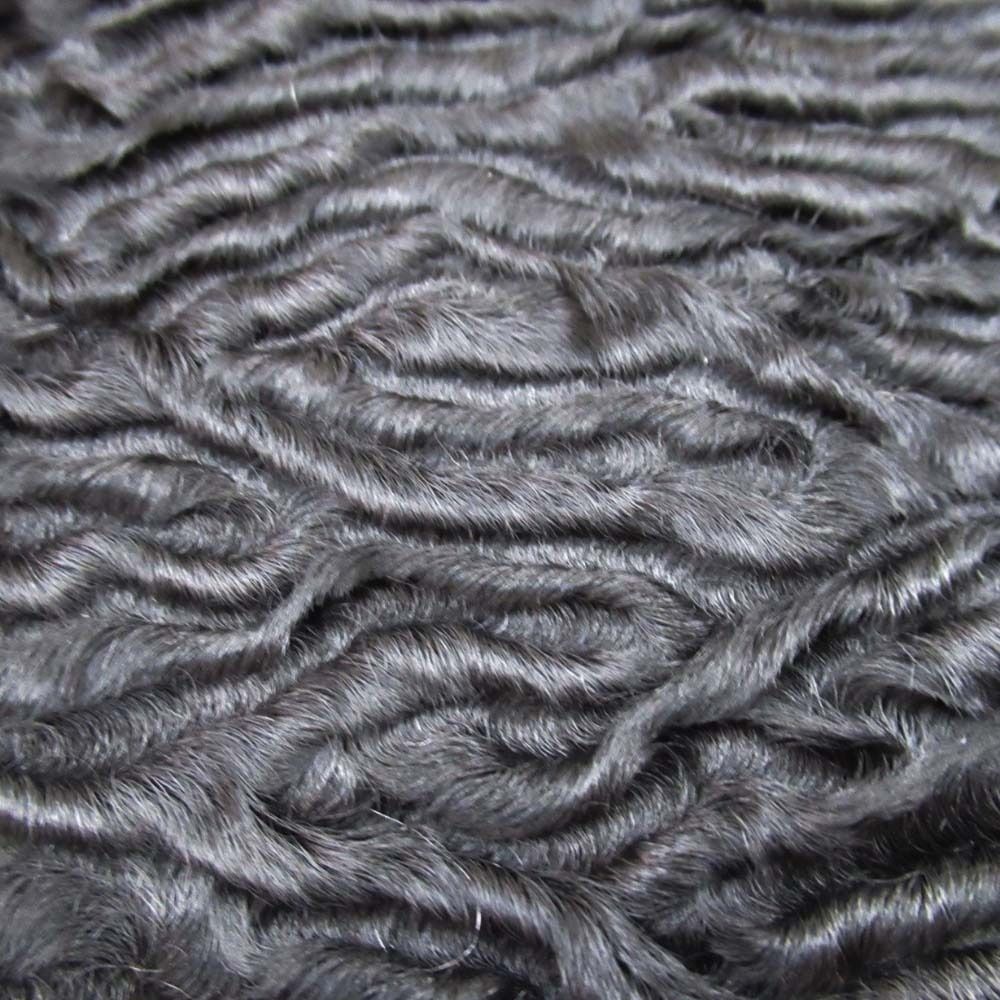 Dior Karakuru Lambskin Star Coat Fur Jacket 34 Black