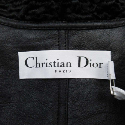 Dior Karakuru Lambskin Star Coat Fur Jacket 34 Black