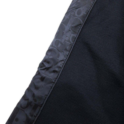 Dior Homme Oblique Kujagado Knit High Neck Sweater Long Sleeve Side Line S Navy