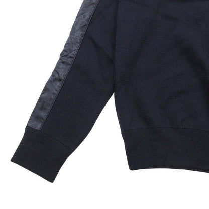 Dior Homme Oblique Kujagado Knit High Neck Sweater Long Sleeve Side Line S Navy