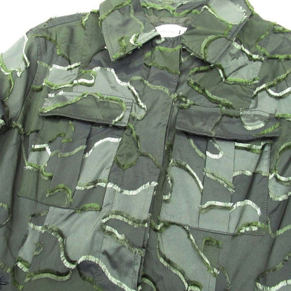 Dior Camouflage Utility Jacket 38 Dark Green
