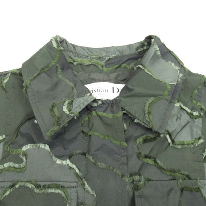Dior Camouflage Utility Jacket 38 Dark Green