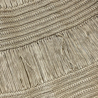 Celine Silk Cotton Knit Fuscato S Beige Skirt