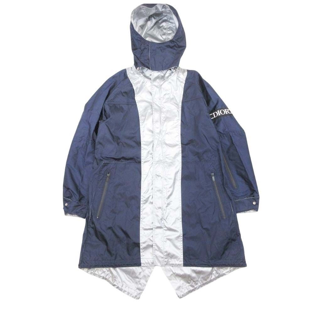 Dior Homme Descente Collaboration Capsule Collection Reversible Coat 44 Silver