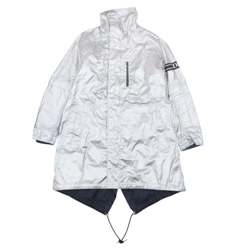 Dior Homme Descente Collaboration Capsule Collection Reversible Coat 44 Silver