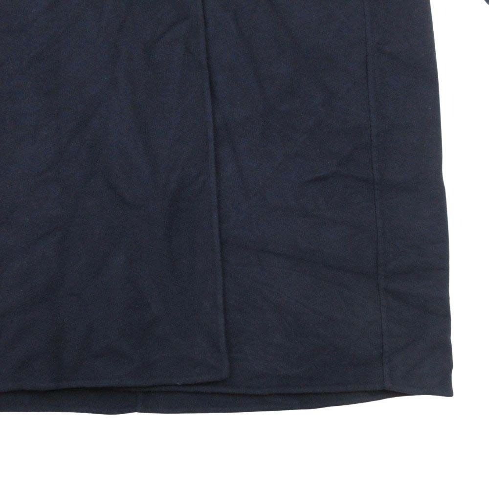 Dior Double Face Cashmere Melton Coat Oversize 36 Navy
