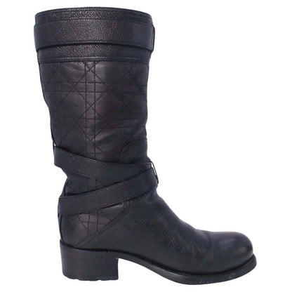 Dior Biker Cannage Low Boot Boots Black