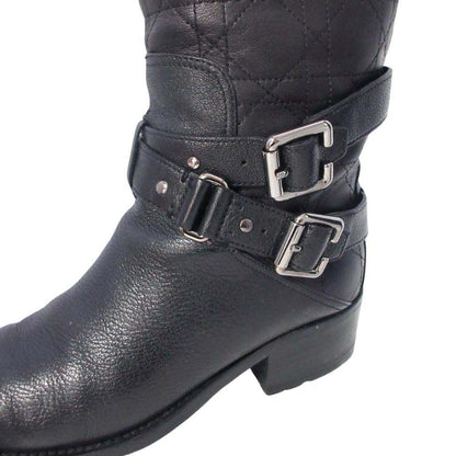 Dior Biker Cannage Low Boot Boots Black