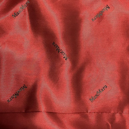 Max Mara Silver Tag Wool Long Coat 40 Red