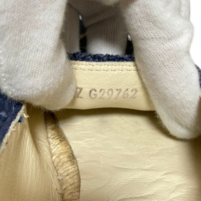 Chanel 14c CC Logo Espadrilles 35 22.5 cm Navy