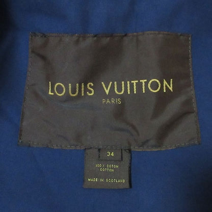 Louis Vuitton Mackintosh Lining Monogram Rubberized Coat 34 Navy