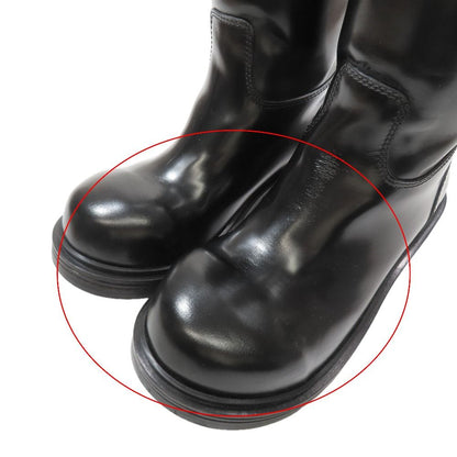 Bottega Veneta Fireman Long Boots Shoes Leather 36 Black