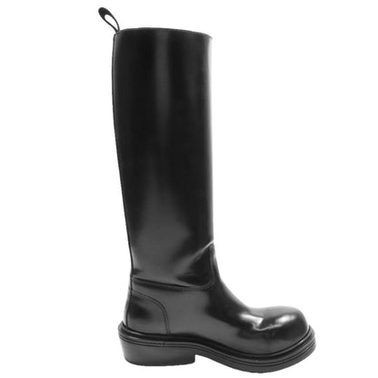 Bottega Veneta Fireman Long Boots Shoes Leather 36 Black