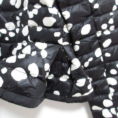 Moncler Bussiere Dot Pattern Down Jacket 1 Black White
