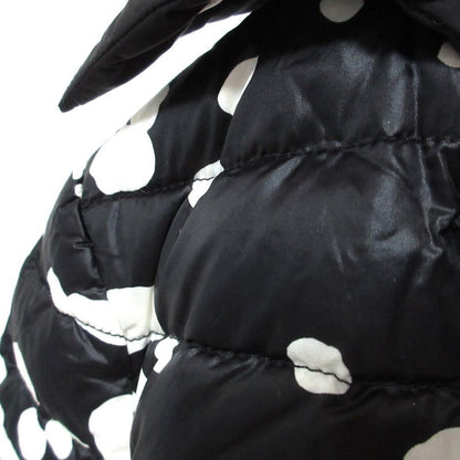 Moncler Bussiere Dot Pattern Down Jacket 1 Black White