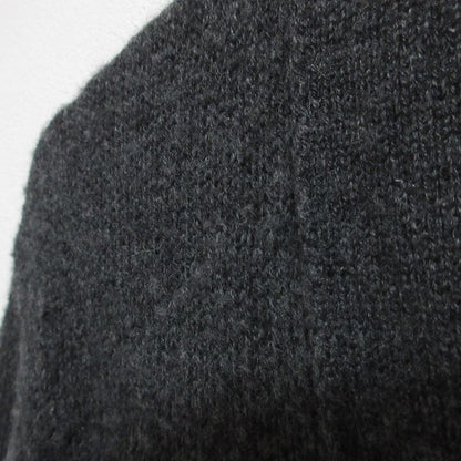 Celine Phoebe Philo Era Triomphe Embroidery Cashmere Knit Cardigan XS Gray