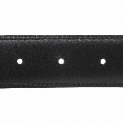 Hermes Buckle Reversible Belt Leather Constance Gold Vintage 70 cm Gray Black
