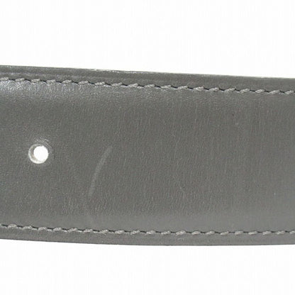 Hermes Buckle Reversible Belt Leather Constance Gold Vintage 70 cm Gray Black