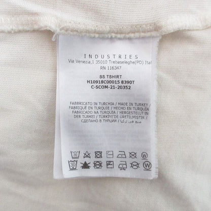 Moncler SS T-Shirt Studded Logo XL Ivory