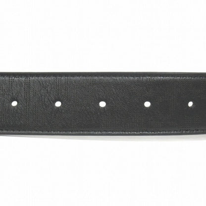 Dior Oblique Perforated Leather Belt Reversible Cdlogo Silver Black
