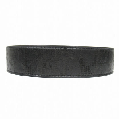 Dior Oblique Perforated Leather Belt Reversible Cdlogo Silver Black