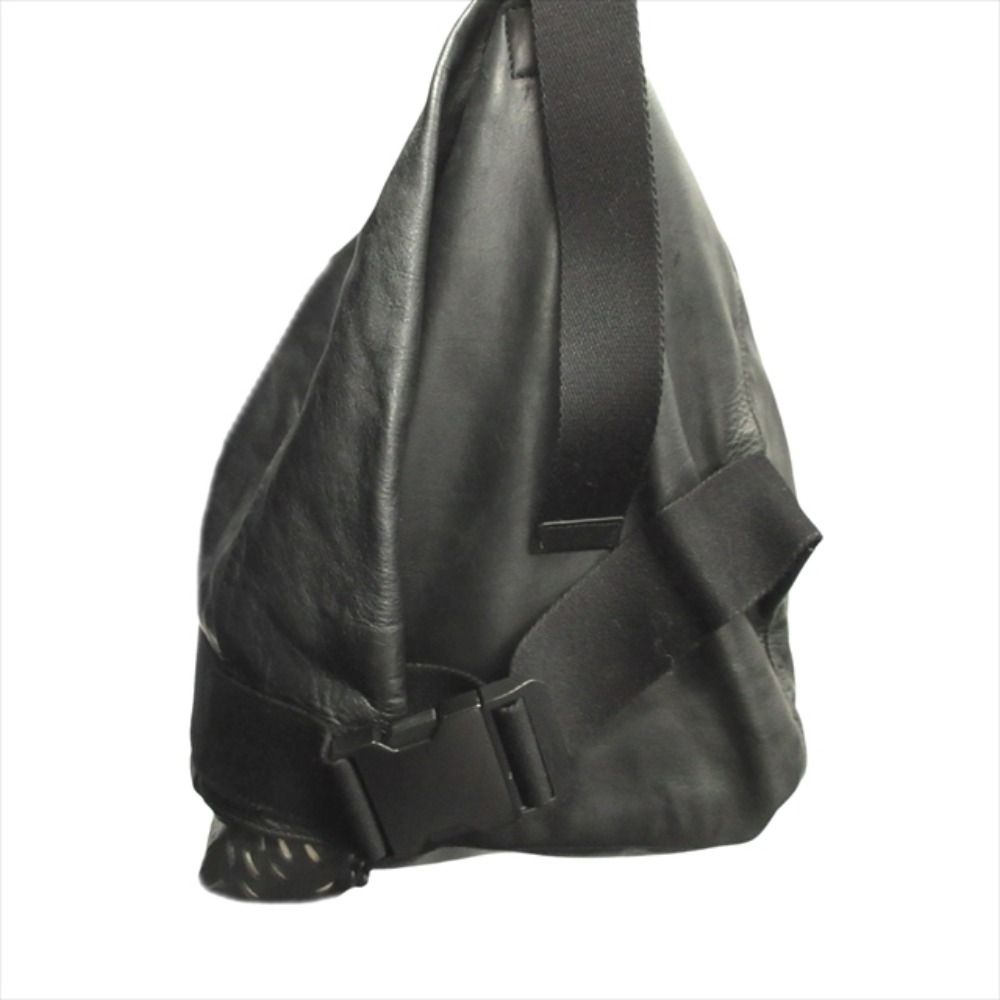 Bottega Veneta Perforated Messenger Bag Shoulder Intrecciato Black