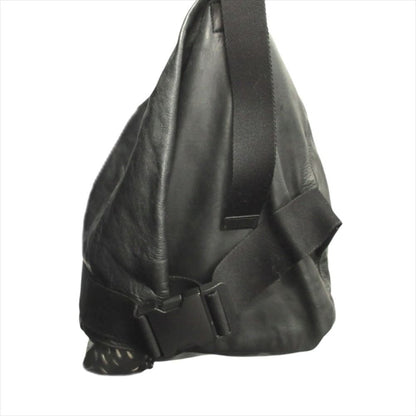 Bottega Veneta Perforated Messenger Bag Shoulder Intrecciato Black