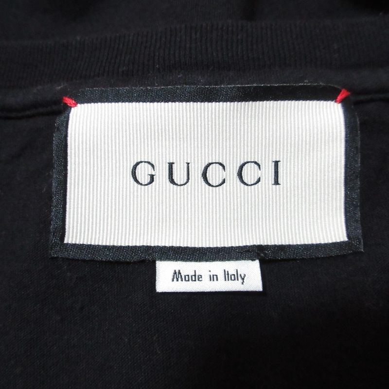 Gucci Michele Era Classic Logo Washed Oversize T-Shirt S Black