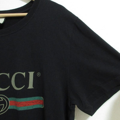 Gucci Michele Era Classic Logo Washed Oversize T-Shirt S Black