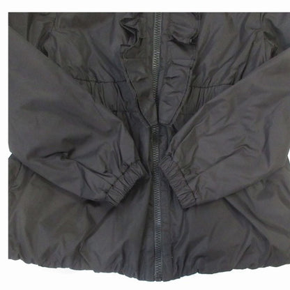 Moncler Cinabre Giubbotto Kids Frill Nylon Jacket Hood 130 cm Black