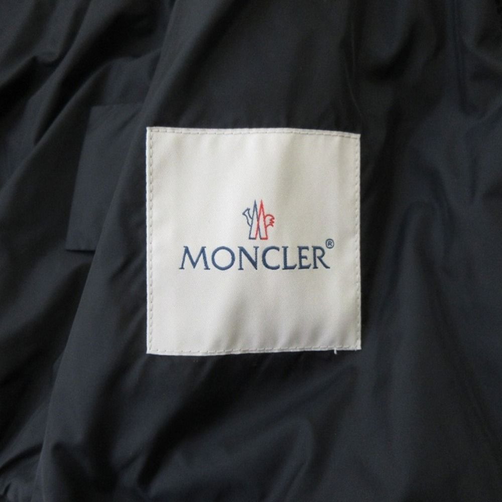 Moncler Cinabre Giubbotto Kids Frill Nylon Jacket Hood 130 cm Black