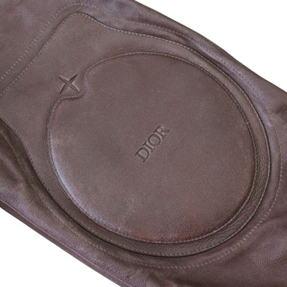 Dior Stone Island Lambskin Jacket Distressed 48 Brown