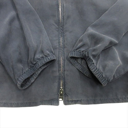 Prada Triangle Patch Silk Jacket Raf Simons Era M Navy
