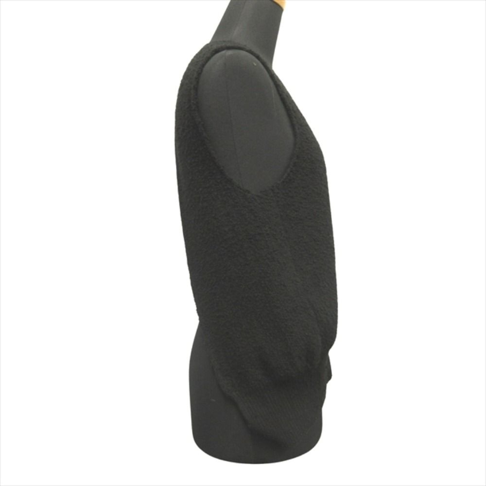 Bottega Veneta Back Open Knit Vest Sleeveless Sweater XS Black
