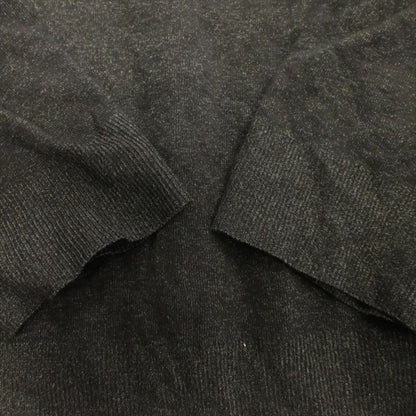 Bottega Veneta Cross Stitch Knit Sweater Wool Metal Neck L Black Paraquito Green