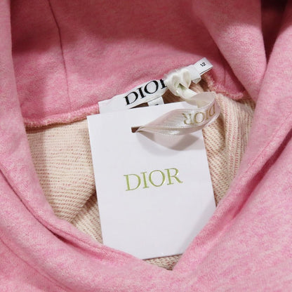 Dior Baby Pullover Hoodie Sweatshirt Dress Long Sleeve Rabbit Patch Top 12 Pink