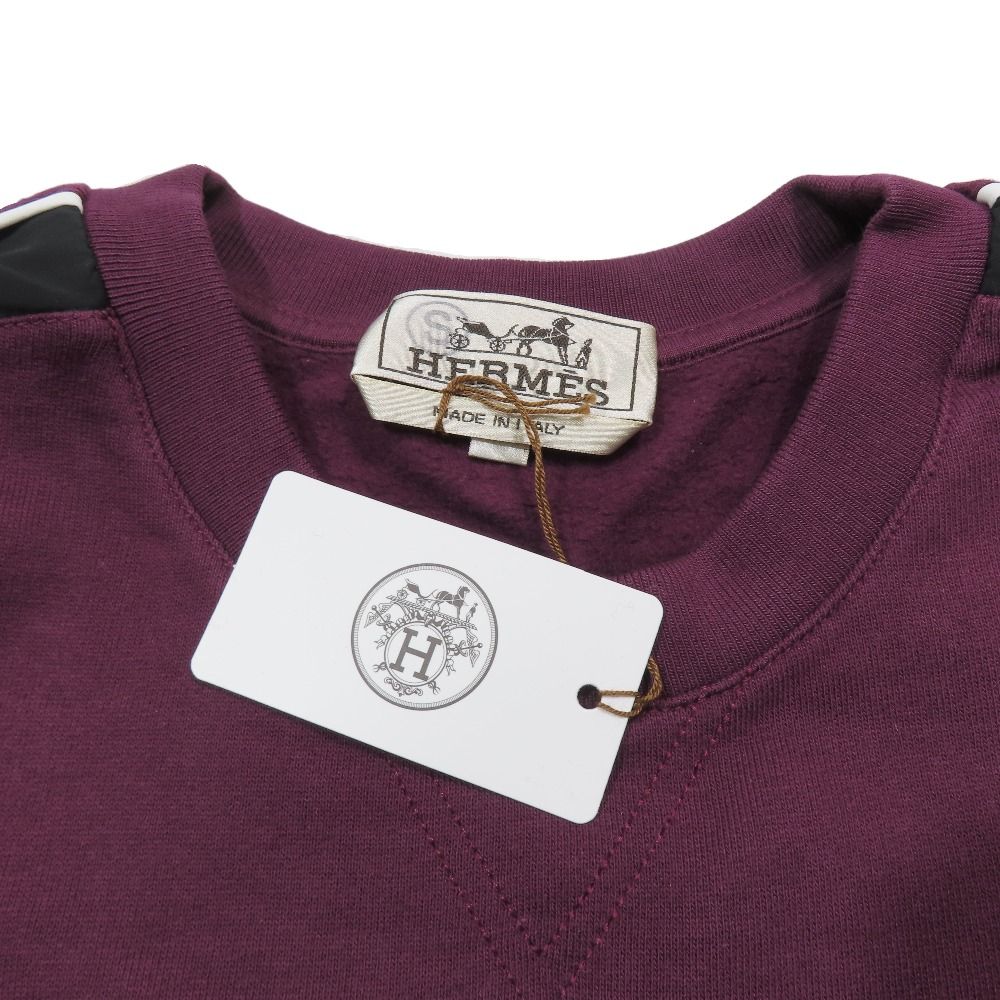Hermes Run Sweatshirt Shirt Hline Brushed Lining Top Side Line Trainers XS