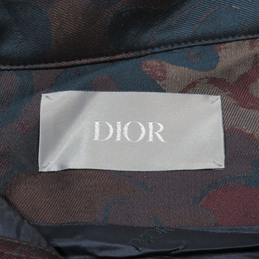 Dior Peter Doig Camouflage Anorak Hoodie 46 Multicolor