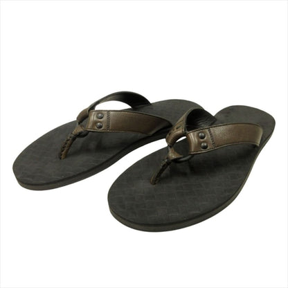 Bottega Veneta Leather Thong Sandals Shoes Beach Intrecciato 40 Brown