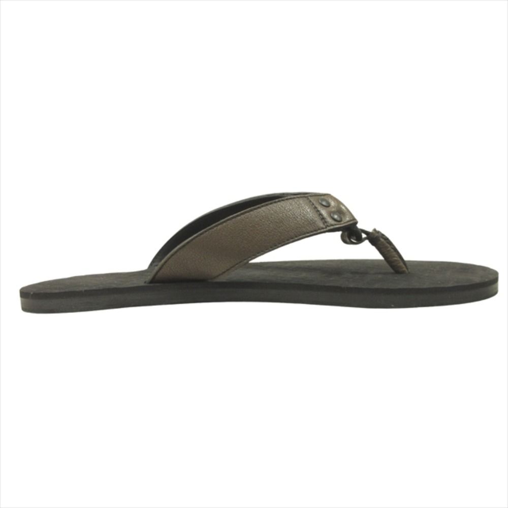 Bottega Veneta Leather Thong Sandals Shoes Beach Intrecciato 40 Brown