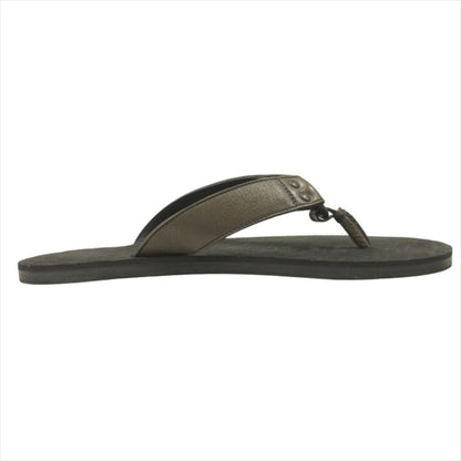 Bottega Veneta Leather Thong Sandals Shoes Beach Intrecciato 40 Brown