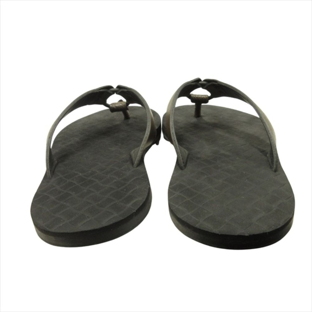 Bottega Veneta Leather Thong Sandals Shoes Beach Intrecciato 40 Brown