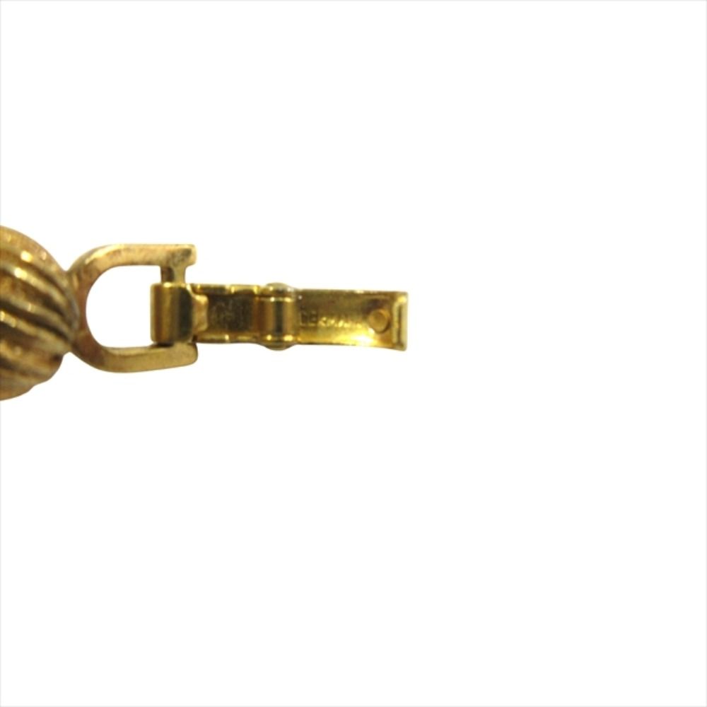 Dior Twist Chain Necklace Vintage 60 cm Gold Silver