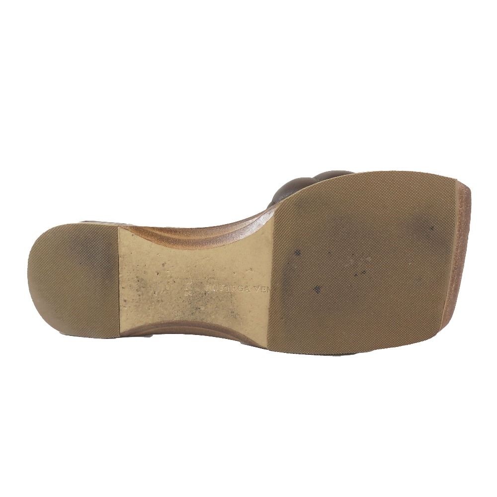 Bottega Veneta Intrecciato Leather Slides Padded Sandals Quilted Shoes