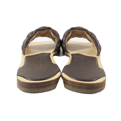 Bottega Veneta Intrecciato Leather Slides Padded Sandals Quilted Shoes