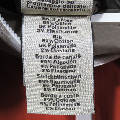 Hermes Logo Bicolor Nylon Vest Sleeveless Jacket Double Zip Gilet 50 Orange Gray