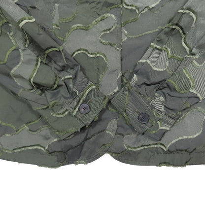 Dior Poly Jacket Nylon Zip Shirt Camouflage 40 Khaki